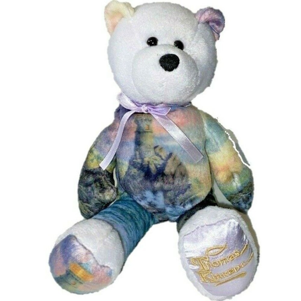 2003 Thomas Kinkade Gallery Treasures Collections Bears Rock of Salvation #001